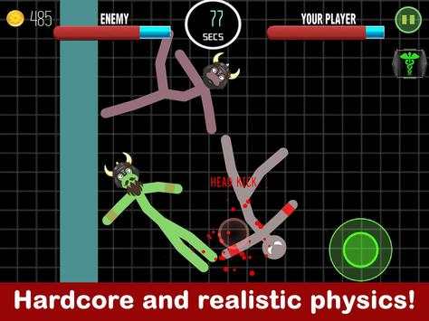 Stickman Fight 2 Speler Spellen screenshot 5