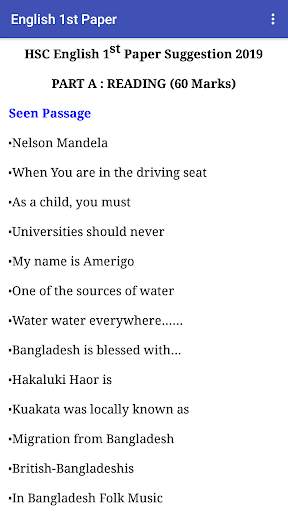 Final HSC English Suggestion 2019 screenshot 3