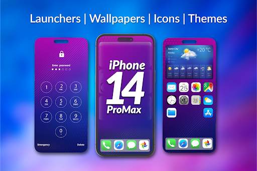 iPhone 14 Pro Max Launcher screenshot 1