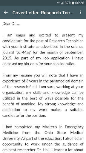CV and Cover Letter screenshot 5