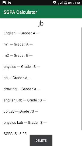 SGPA Calculator screenshot 7