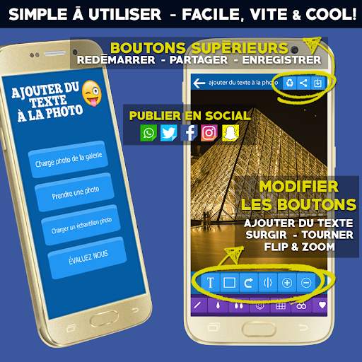 Ajouter du Texte à la Photo App (2020) 🇫🇷 screenshot 5