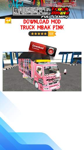 Mod Bussid Truck Mbois Full Lampu screenshot 6