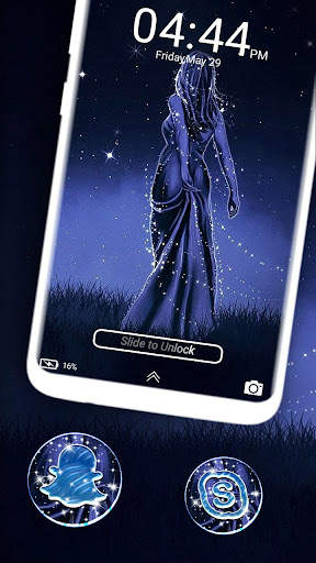 Angel Dark Night Theme screenshot 4