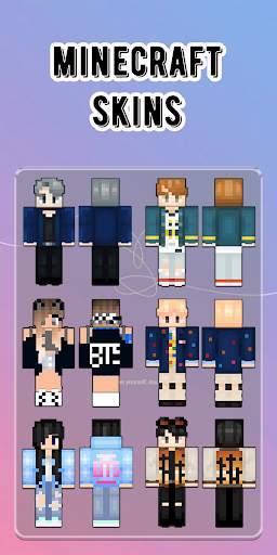 BTS Minecraft Skins screenshot 3