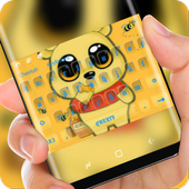 Cute honey bear icon