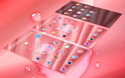 Pink Phone -- APUS Launcher Free Theme screenshot 3