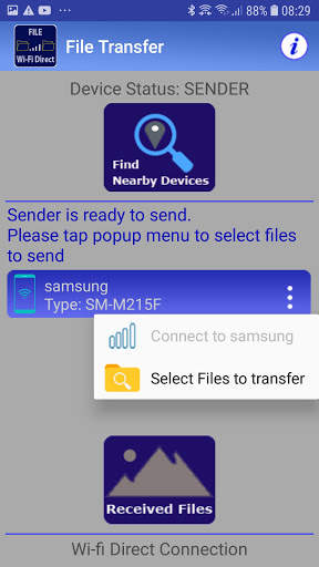 File Transfer (wifi-direct) screenshot 6