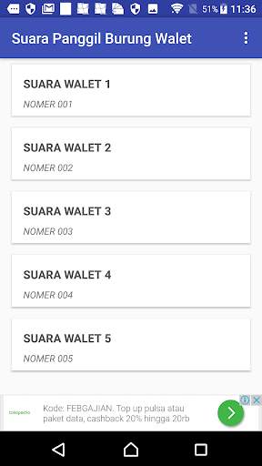 Suara Panggil Burung Walet screenshot 2
