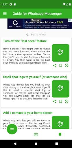 Guide for Whatsapp Messenger screenshot 2