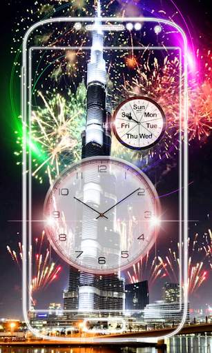 Dubai Clock Live Wallpaper screenshot 1
