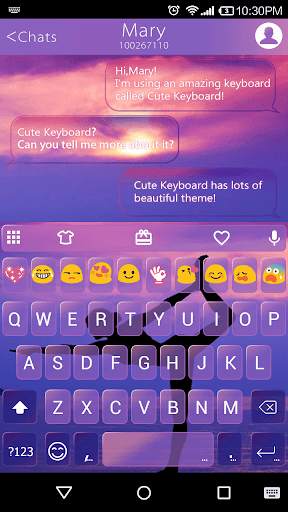 Love Yourself Emoji Keyboard screenshot 1