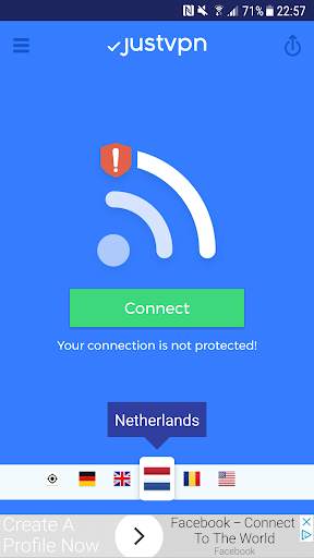 VPN high speed proxy - justvpn screenshot 1