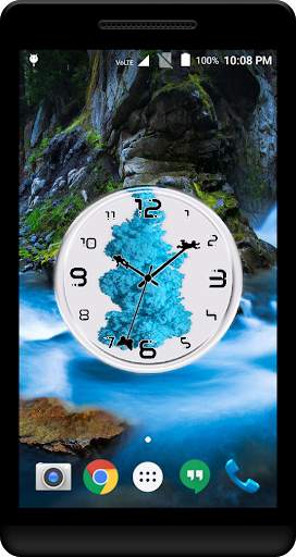 Ink in Water Clock Live WP screenshot 4