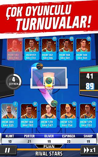 Basketbol - Rakip Yıldızlar screenshot 16