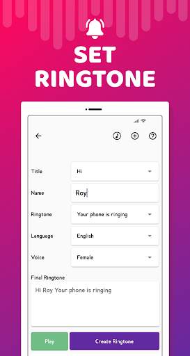 Name ringtone maker App screenshot 4