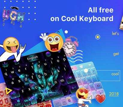 Emoji Keyboard-Cool Keyboard, Emoticon , GIFs screenshot 2