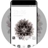 Black lotus theme for Nokia 7 Plus wallpaper icon