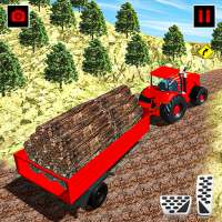 Real Tractor games 2021 driving 3D new games 2020 logo