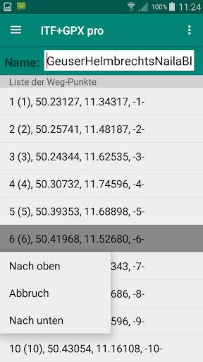 ITF GPX convert & edit Pro screenshot 5