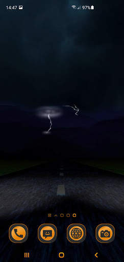 Night Storm Driving Live Wallpaper screenshot 4