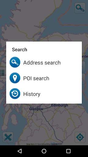 Map of Scotland offline screenshot 2