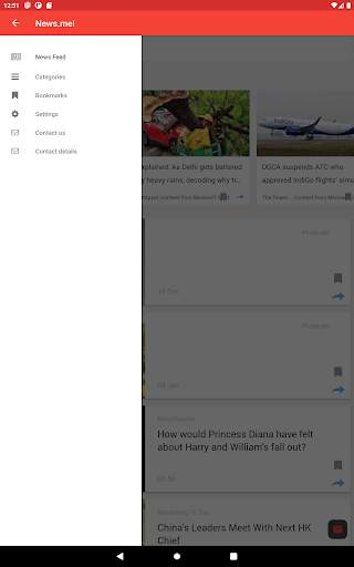 News.me screenshot 2