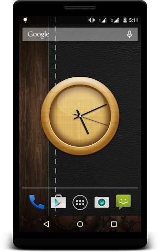 Wooden Clock Live Wallpaper screenshot 6