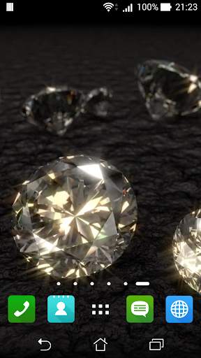 Golden Diamonds Live Wallpaper Free screenshot 5