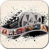 photo video maker with music-movie maker logo