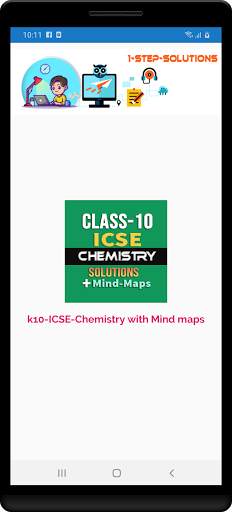 ICSE Class 10 Chemistry Solutions with mind maps 1 تصوير الشاشة