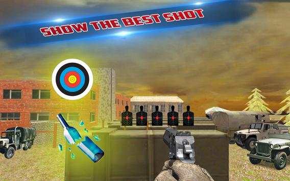 Us army bottle shooting training games 3d screenshot 1