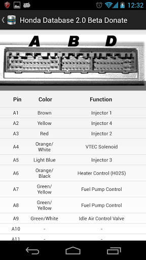 HONDAtabase screenshot 4