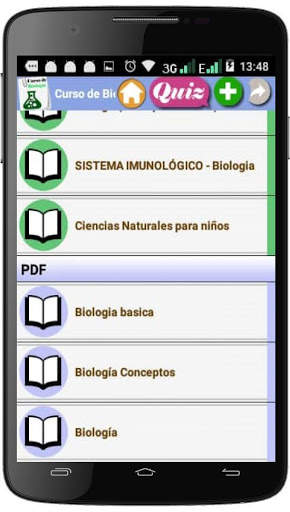 Curso de biología 2 تصوير الشاشة