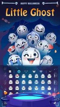 Emoji Keyboard：Little Ghost screenshot 2