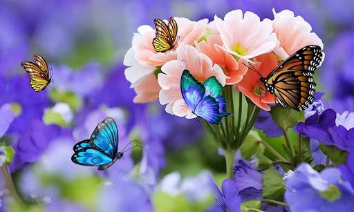 3D Butterfly Live Wallpaper скриншот 2