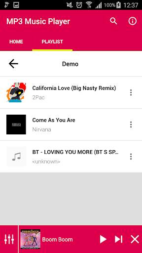 MP3 Music Player screenshot 2