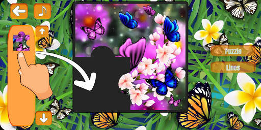 Butterfly jigsaw puzzle screenshot 2