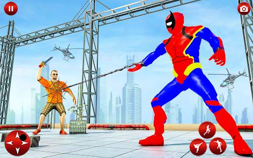 Flying Spider Hero: Rope Hero screenshot 8
