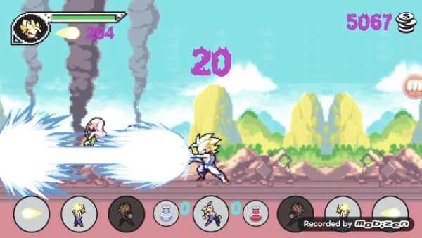 Mini Goku Saiyan Battle स्क्रीनशॉट 5