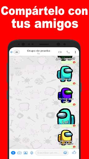 Among Us - Stikers para Whatsapp screenshot 1