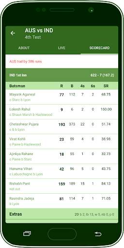 Live Cricket Score & News screenshot 3