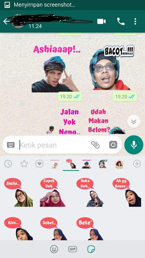 Sticker WA Youtuber Indonesia 2020 WAStickerApps screenshot 3