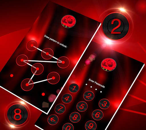 Dark Red Launcher Theme скриншот 6