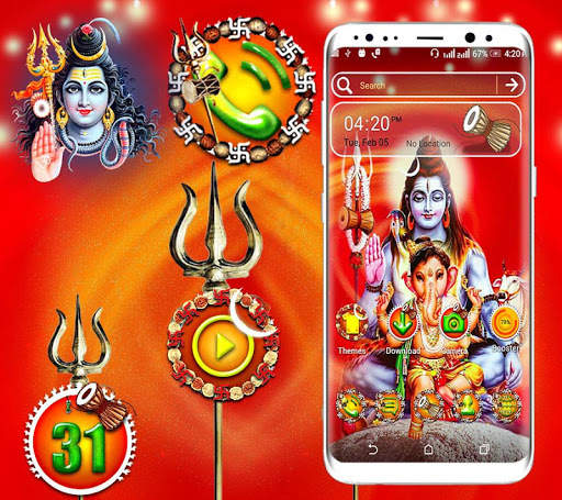 Shiva and Ganehsa Launcher Theme screenshot 5
