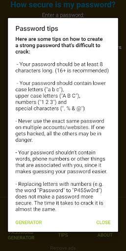 How Secure Is My Password? screenshot 4