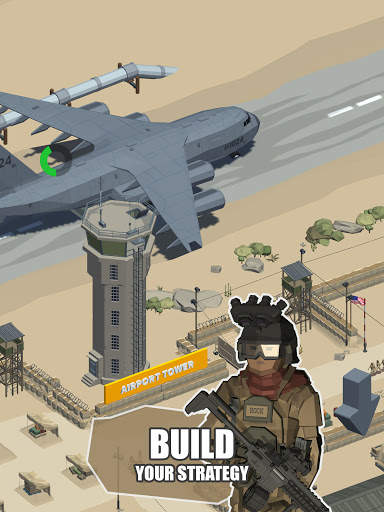 Idle Warzone 3d: Trò chơi quân sự screenshot 10