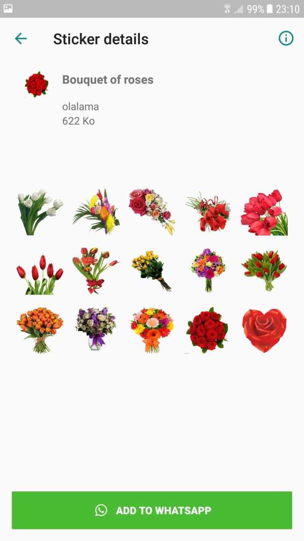 Flowers Stickers For Whatsapp - WAStickerApps screenshot 6