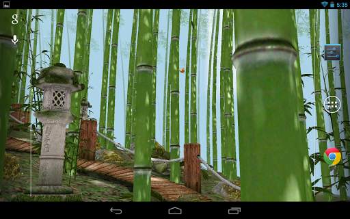 Bamboo Forest 3D Live Wallpaper and Screen Saver screenshot 4