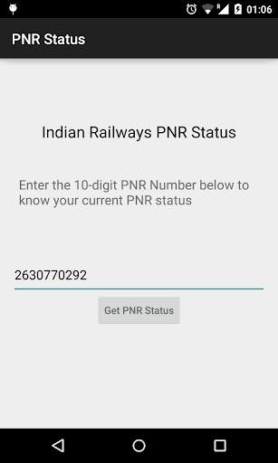 PNR Status screenshot 1